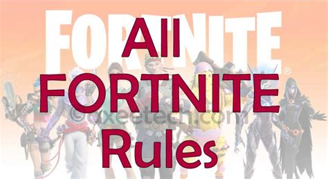 fortnight rule 24|fortnite 12 rules explained.